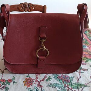 Kate Shoulder Saddle Bag style purse -  leather - Lucky Brand